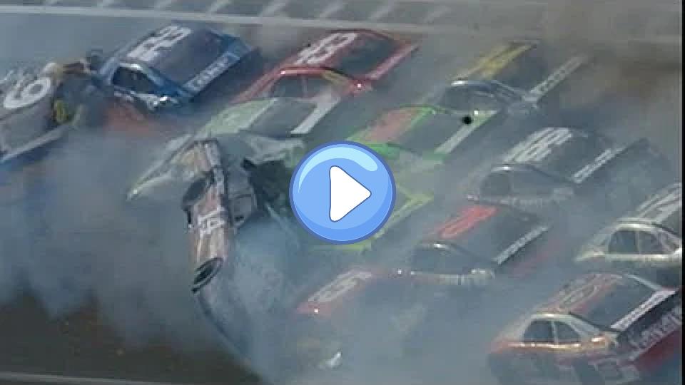 Play video: Talladega Crash Video 2012: Tony Stewart Accepts Responsibility for Massive 25-Car Pileup Video thumb: Talladega Crash Video 2012: Tony Stewart Accepts Responsibility for Massive 25-Car Pileup