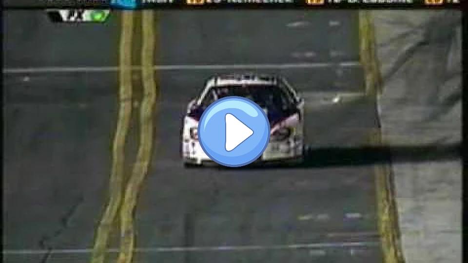 Play video: In the 2002 Winston race, Jeff Burton exploited a loophole at the finish of segment 1. Video thumb: In the 2002 Winston race, Jeff Burton exploited a loophole at the finish of segment 1.