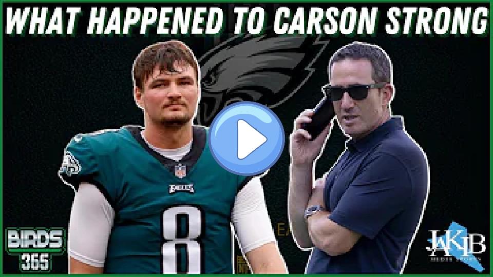 Play video: What Happened to Carson Strong? | Philadelphia Eagles | JAKIB Sports Video thumb: What Happened to Carson Strong? | Philadelphia Eagles | JAKIB Sports