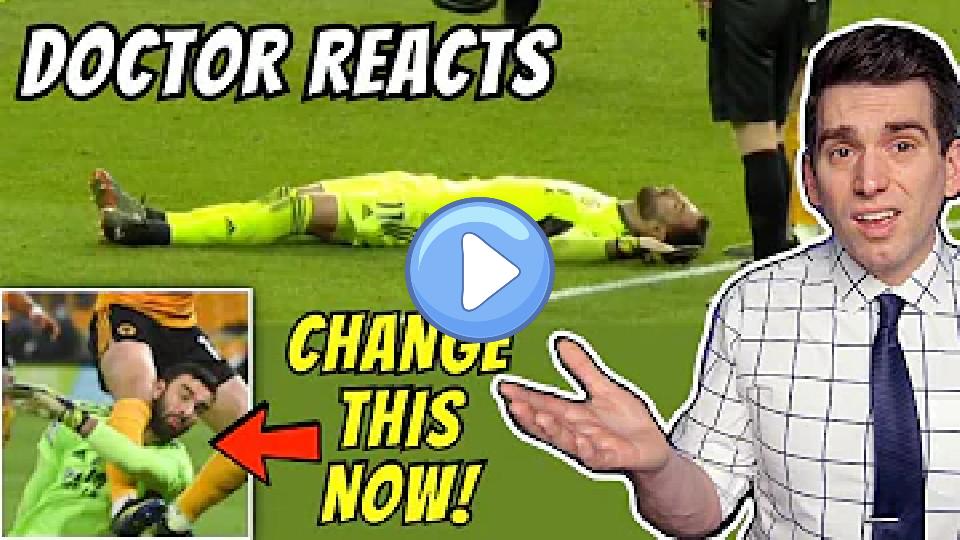 Video thumb: Doctor Reacts to Rui Patricio's Scary Head Injury - THIS HAS TO CHANGE!