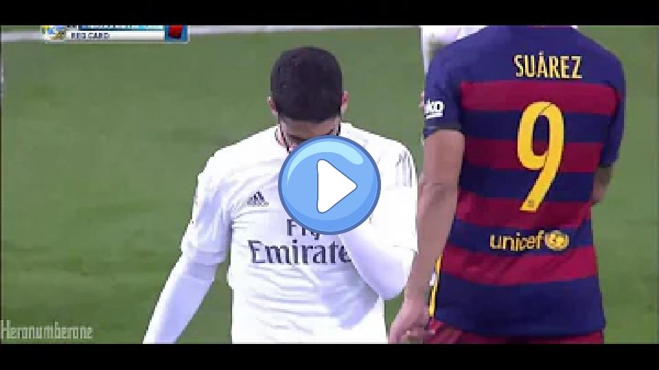 Play video: • Isco Fouls Against Neymar. Red Card | Isco's Kick on Neymar • El Clásico • 21/11/15 Video thumb: • Isco Fouls Against Neymar. Red Card | Isco's Kick on Neymar • El Clásico • 21/11/15