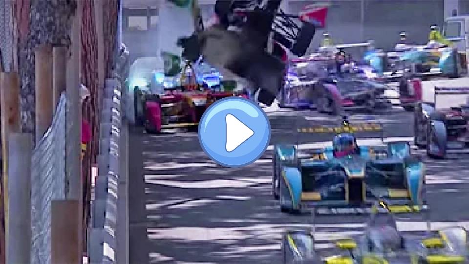 Play video: Bruno Senna's Horrific Crash in Monaco Formula E Video thumb: Bruno Senna's Horrific Crash in Monaco Formula E