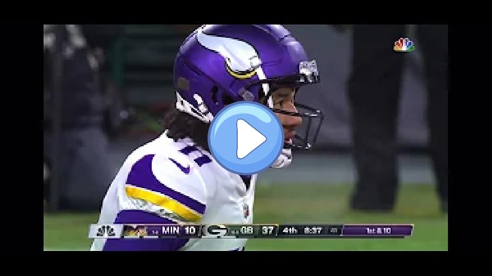 Play video: Kellen Mond's first NFL pass Video thumb: Kellen Mond's first NFL pass