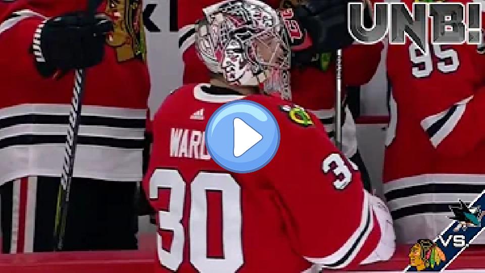 Play video: Ward enters after Crawford leaves with an injury | Sharks at Blackhawks | December 16, 2018 Video thumb: Ward enters after Crawford leaves with an injury | Sharks at Blackhawks | December 16, 2018