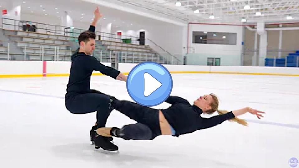 Play video: Olympic bronze medal ice dancers Madison Hubbell and Zachary Donohue skate to music by Janet Jackson. Video thumb: Olympic bronze medal ice dancers Madison Hubbell and Zachary Donohue skate to music by Janet Jackson.