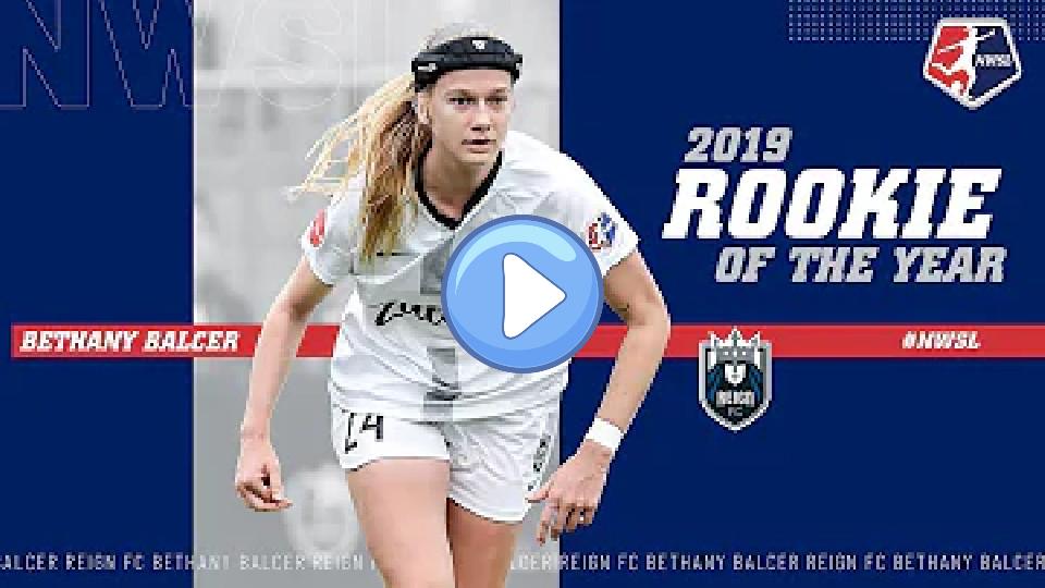 Play video: NWSL Rookie of the Year: Bethany Balcer, OL Reign Video thumb: NWSL Rookie of the Year: Bethany Balcer, OL Reign