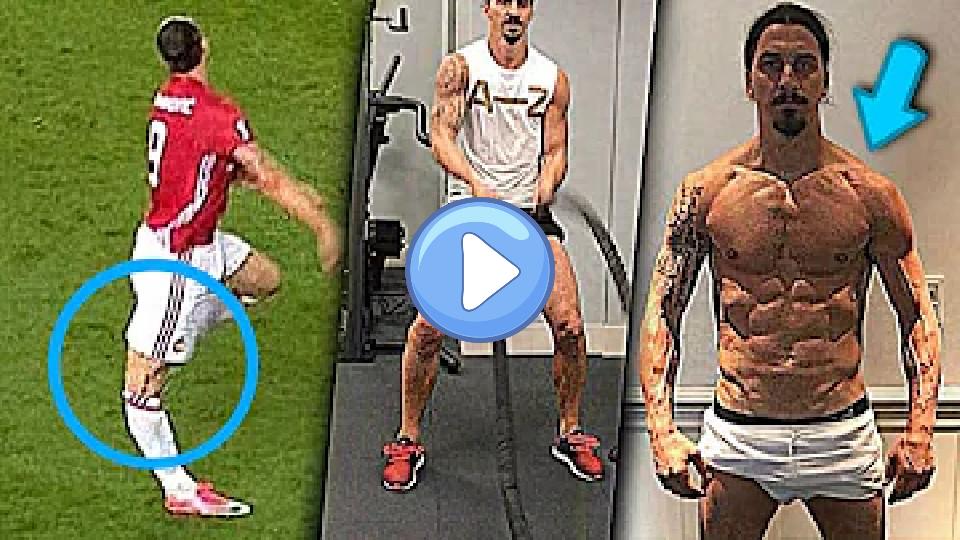 Video thumb: Zlatan Ibrahimović Injury Recovery Gym Training Progress