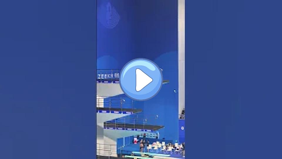 Play video: Quan Hongchan and Chen Yuxi from Team China won the gold medal. Video thumb: Quan Hongchan and Chen Yuxi from Team China won the gold medal.