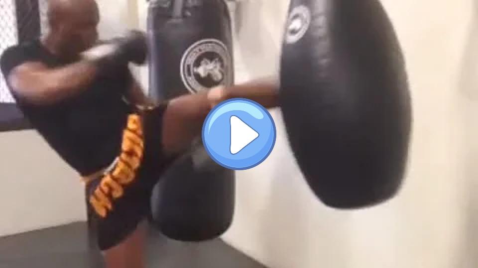 Video thumb: Anderson Silva is recovering and training hard after his leg injury.
