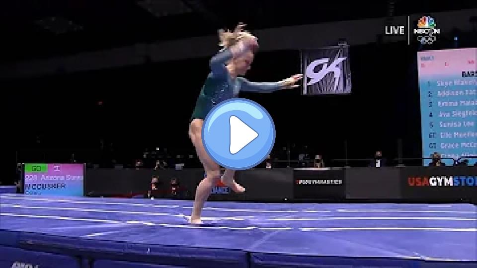 Play video: Riley McCusker Vault Injury 2021 GK U.S. Classic Video thumb: Riley McCusker Vault Injury 2021 GK U.S. Classic