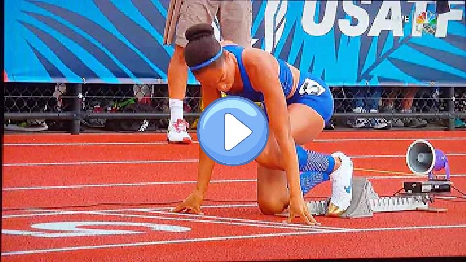 Video thumb: Olympic Trials 200m Finals - Allyson Felix