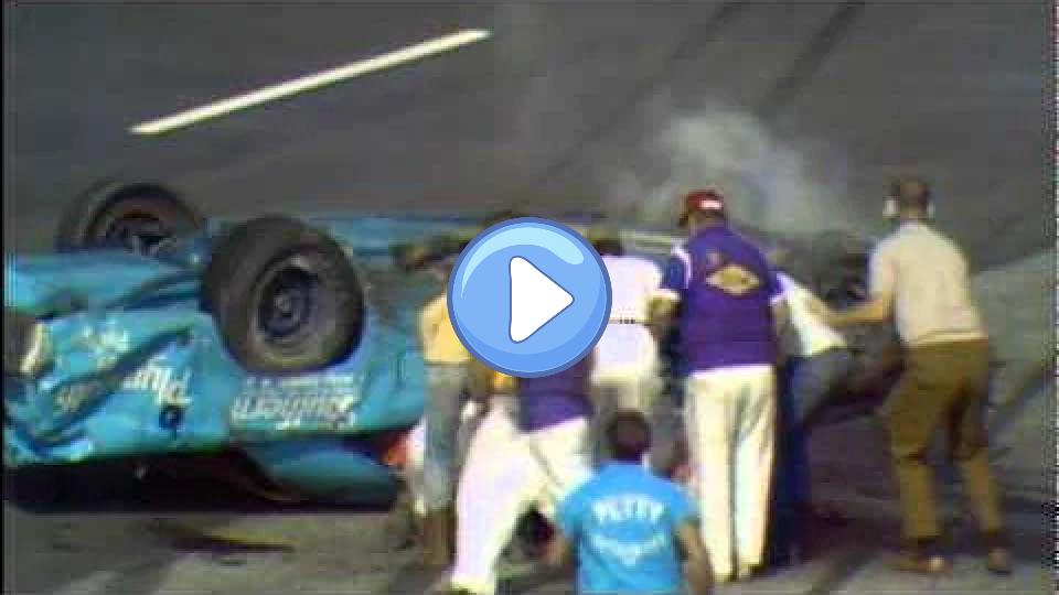 Play video: Richard Petty's 1970 flip at Darlington Video thumb: Richard Petty's 1970 flip at Darlington