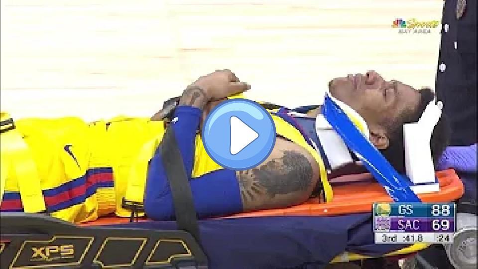 Play video: Patrick McCaw Scary Injury | Warriors vs. Kings | March 31, 2018 | 2017-18 NBA Season Video thumb: Patrick McCaw Scary Injury | Warriors vs. Kings | March 31, 2018 | 2017-18 NBA Season