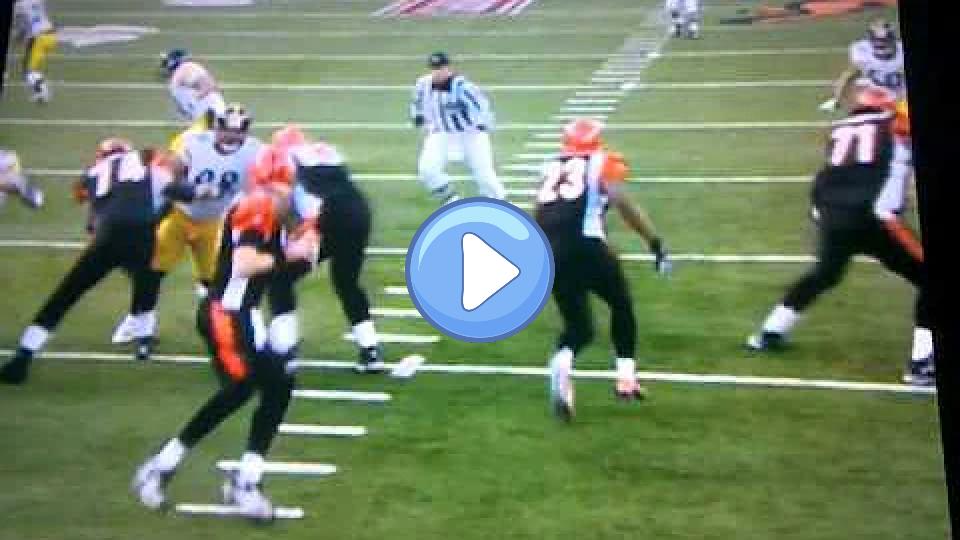 Play video: Carson Palmer's knee injury against the Steelers Video thumb: Carson Palmer's knee injury against the Steelers