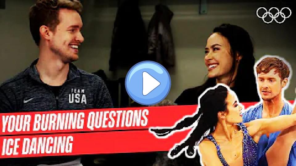 Play video: What is an edge? 🇺🇸 Madison Chock and Evan Bates answer burning questions! ⛸ Video thumb: What is an edge? 🇺🇸 Madison Chock and Evan Bates answer burning questions! ⛸