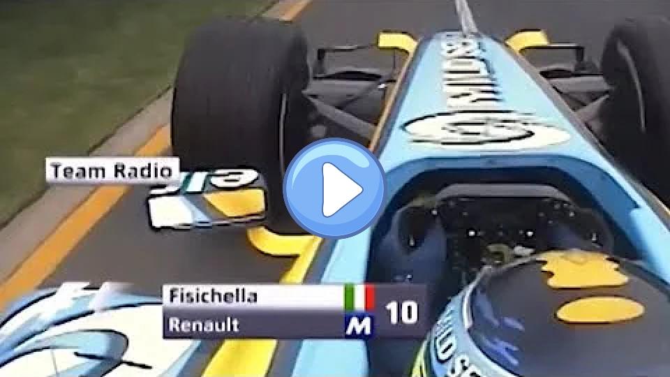 Play video: Fisichella, you are 2 seconds slower than Fernando; Schumacher crashes out | 2006 Australian GP - HD Video thumb: Fisichella, you are 2 seconds slower than Fernando; Schumacher crashes out | 2006 Australian GP - HD