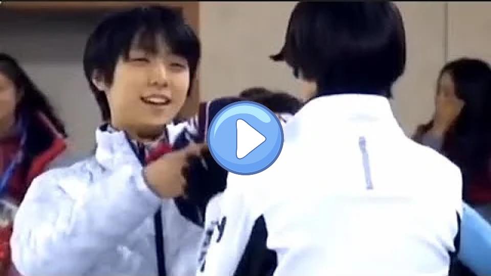 Play video: Yuzuru Hanyu & Cha Jun Hwan - so cute Video thumb: Yuzuru Hanyu & Cha Jun Hwan - so cute