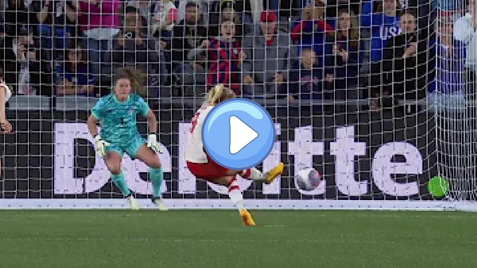 Play video: Adriana Leon Penalty Goal | USWNT vs. Canada | 2024 SheBelieves Cup Final | April 9, 2024 Video thumb: Adriana Leon Penalty Goal | USWNT vs. Canada | 2024 SheBelieves Cup Final | April 9, 2024