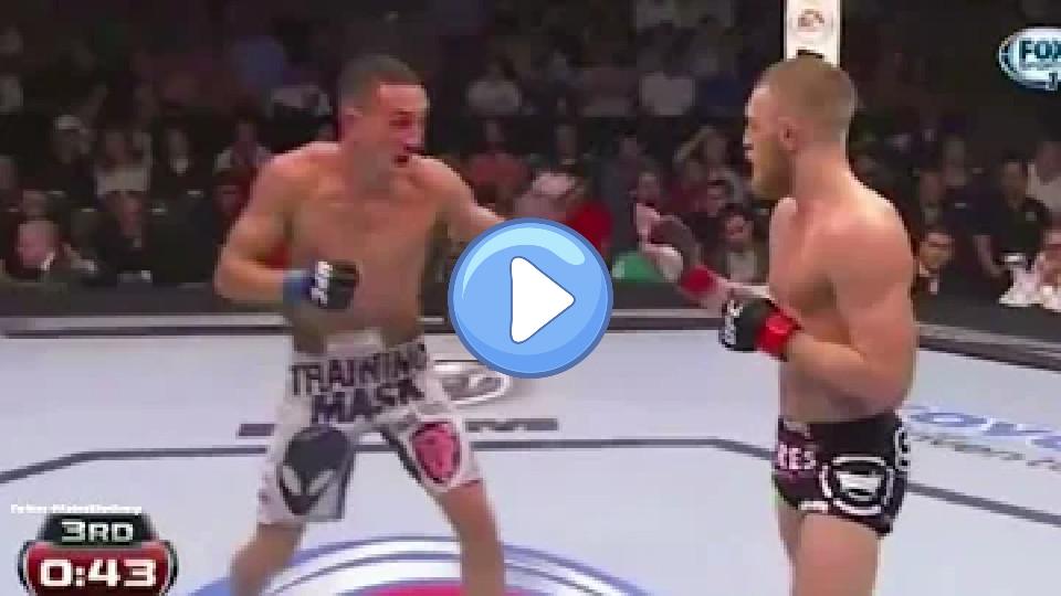 Play video: Conor McGregor Getting Dropped by Max Holloway Video thumb: Conor McGregor Getting Dropped by Max Holloway
