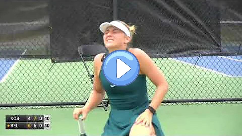 Play video: Marta Kostyuk vs. Catherine Bellis: A Dramatic Finale in Macon. Video thumb: Marta Kostyuk vs. Catherine Bellis: A Dramatic Finale in Macon.