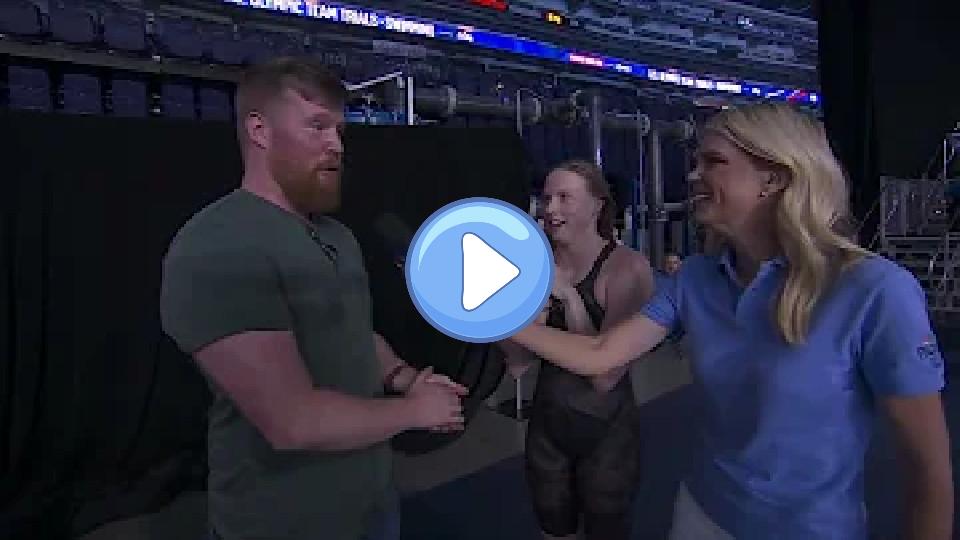 Video thumb: Lilly King gets engaged after making the Olympic team | U.S. Olympic Swimming Trials presented by Lilly