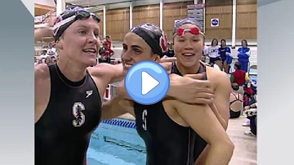 Play video: 2020 NCAA Silver Anniversary Award recipient Jenny Thompson. Video thumb: 2020 NCAA Silver Anniversary Award recipient Jenny Thompson.