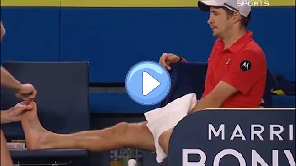 Video thumb: Dusan Lajovic tennis February 5, 2021
