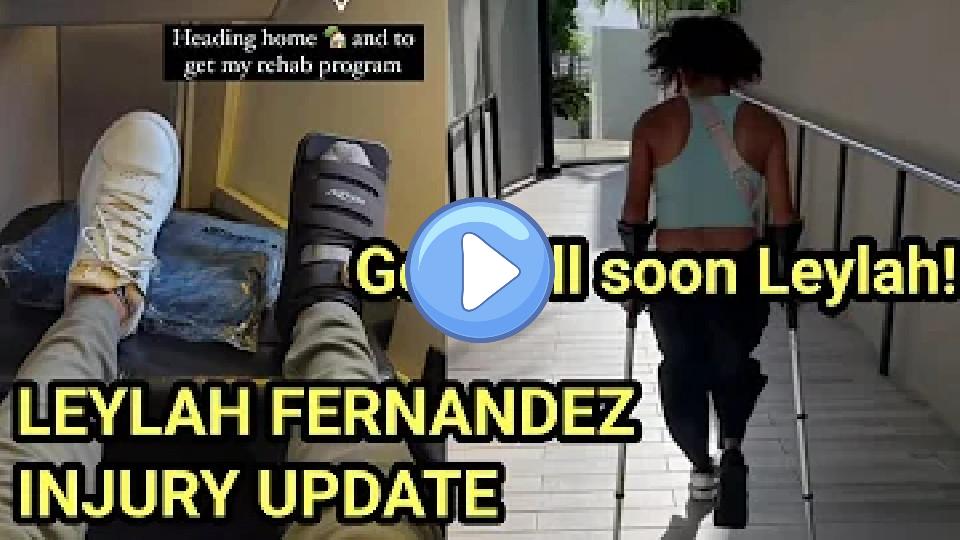Play video: Leylah Fernandez Injury Update | Leylah Fernandez hopes to play in Citi Open, Washington, D.C. Video thumb: Leylah Fernandez Injury Update | Leylah Fernandez hopes to play in Citi Open, Washington, D.C.