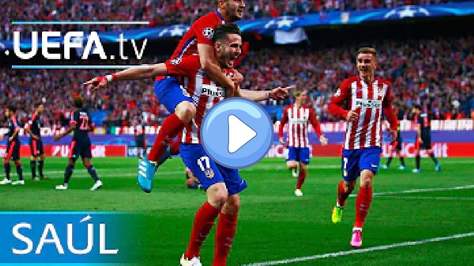 Play video: Saúl Ñíguez - Is his effort your goal of the season? Video thumb: Saúl Ñíguez - Is his effort your goal of the season?