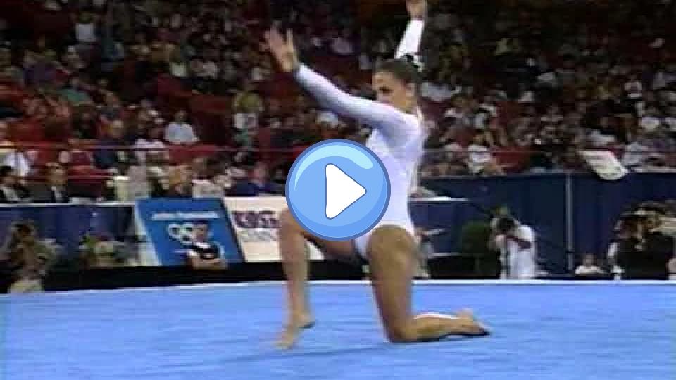 Video thumb: Mohini Bhardwaj - Floor Exercise - 1997 U.S. Gymnastics Championships - Women's Day 2